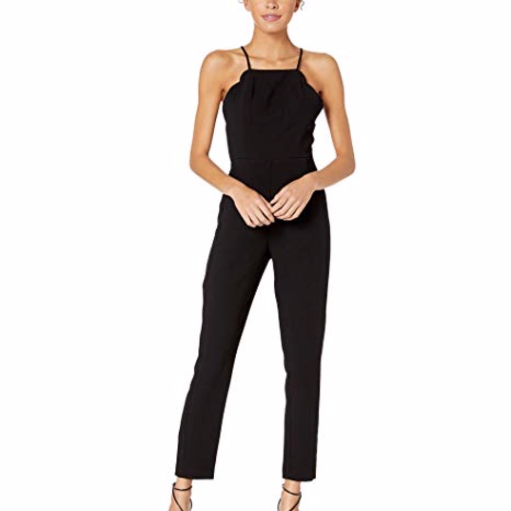 BCBGeneration scalloped jumpsuit